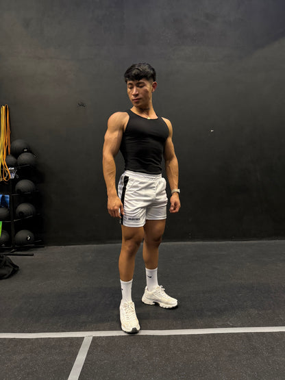 Short Bodybuilding life drifit blanco