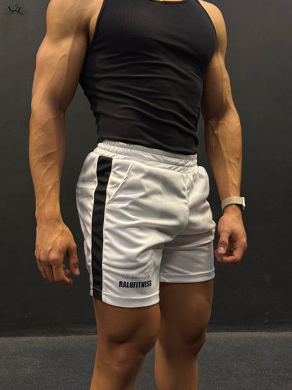Short Bodybuilding life drifit blanco
