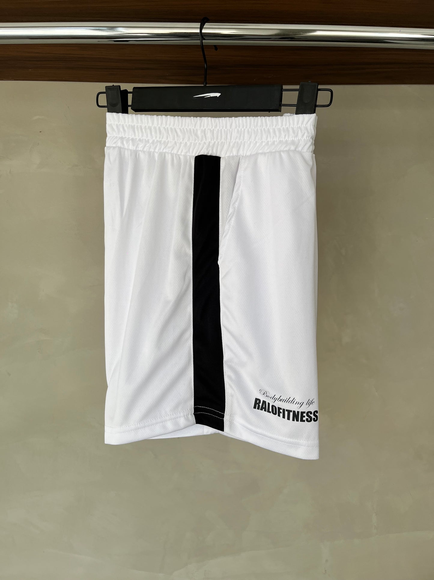 Short Bodybuilding life drifit blanco