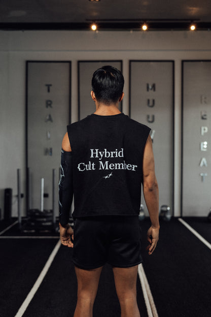 Tank Cut-Off Hybrid Cult Member negra