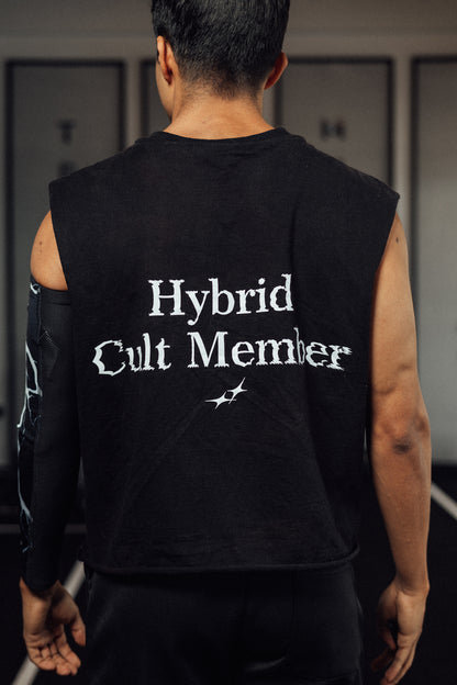 Tank Cut-Off Hybrid Cult Member negra