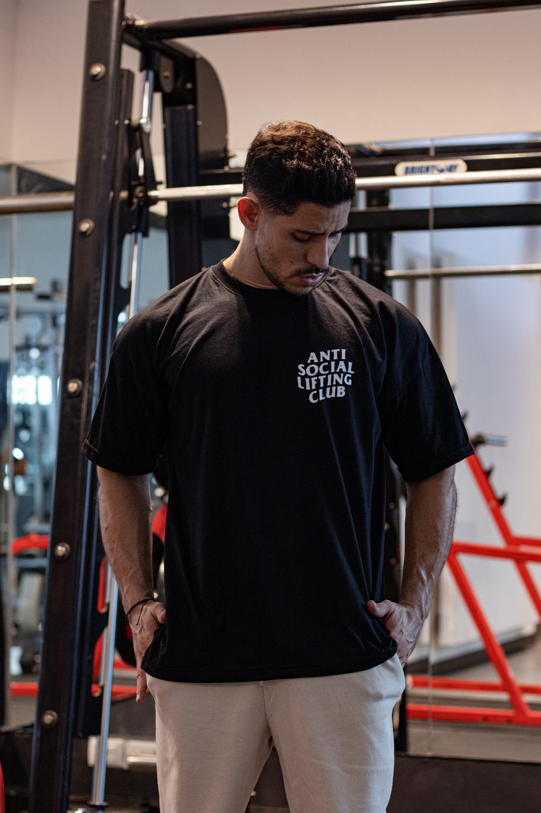 Oversize Anti social lifting club negra