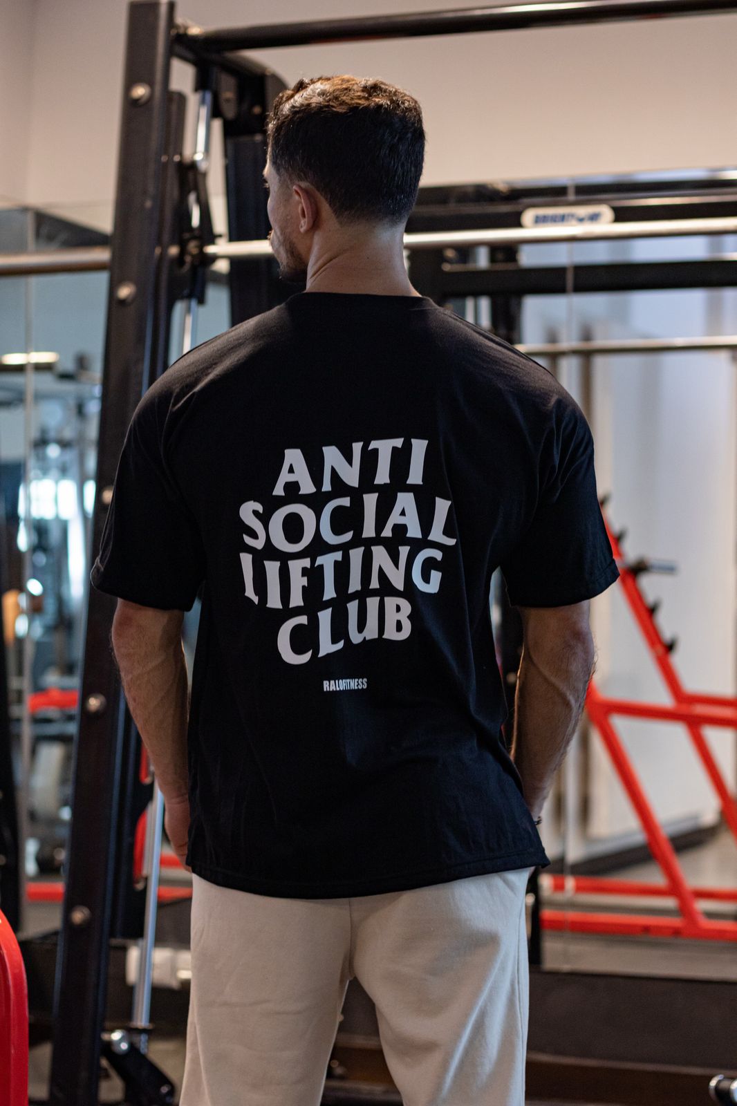 Oversize Anti social lifting club negra