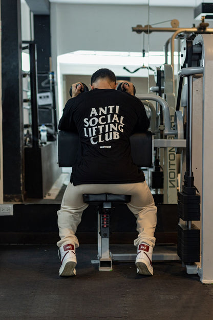 Oversize Anti social lifting club negra