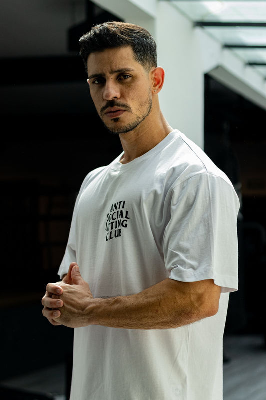 Oversize Anti social lifting club blanca