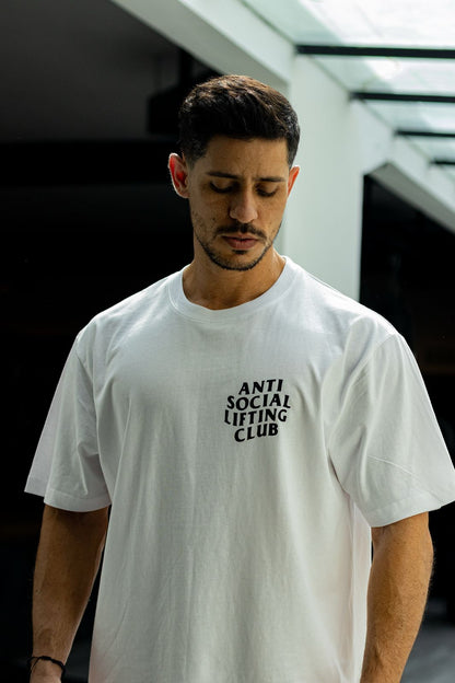 Oversize Anti social lifting club blanca