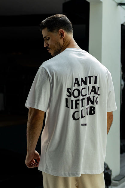 Oversize Anti social lifting club blanca