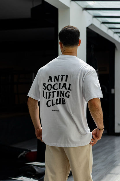 Oversize Anti social lifting club blanca