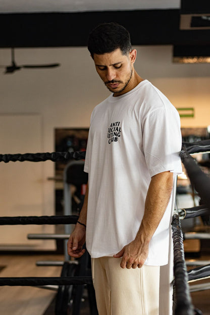 Oversize Anti social lifting club blanca